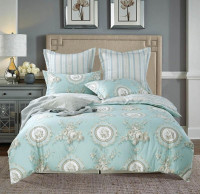 Постельное белье из печатного сатина SAILID B-199-1 1,5-спальное