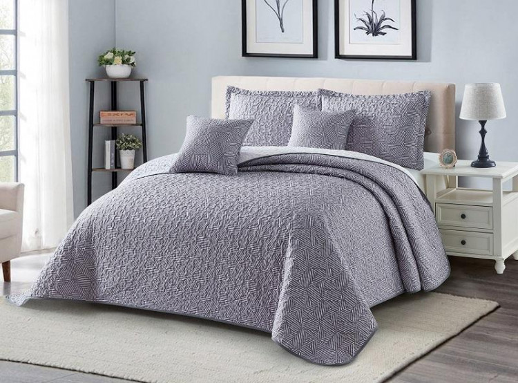 Покрывало с наволочками тонкое из полисатина TANGO LAFAYETTE MF-119 240х260