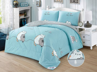 Постельное белье из твил-сатина с одеялом TANGO PRIMAVERA love mom 50х70 (2шт) евро