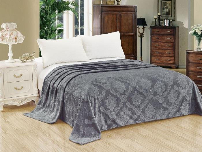 Плед однотонный с тиснением из микрофибры АЛЬВИТЕК ВЕНЕЦИЯ 032-pv 150х200