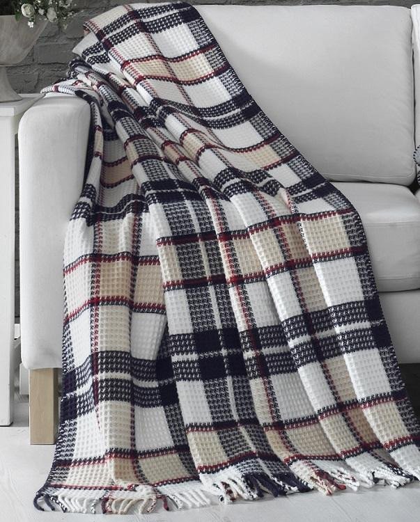 Плед хлопковый с акрилом KARNA MERAL 130х170