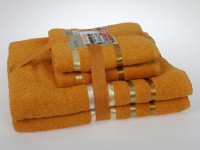 Комплект полотенец KARNA BALE темно-желтый