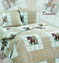 Постельное белье из поплина двухстороннее АЛЬВИТЕК ПА-ДАМАСК евро