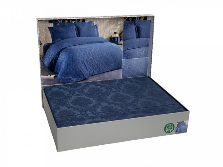 Постельное белье из бамбука KARVEN N065 MONACO индиго 50х70 (4шт) евро