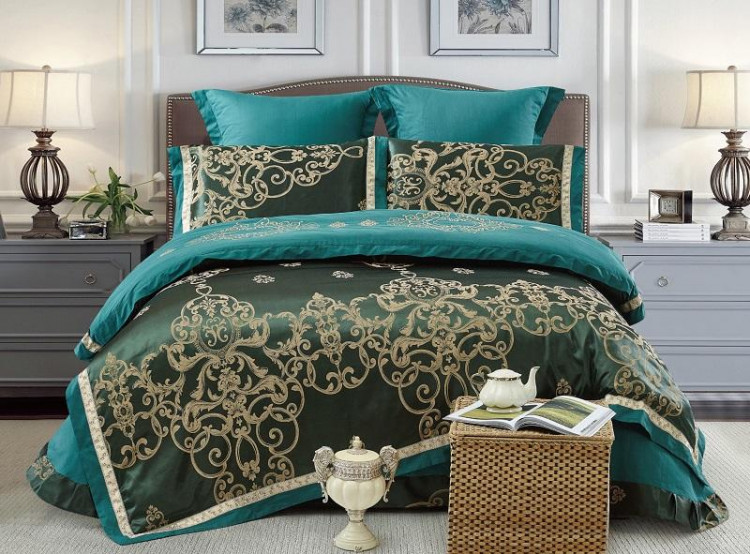 Постельное белье жаккардовое CRISTELLE TJ-65 50х70 (2шт), 70х70 (2шт) евро