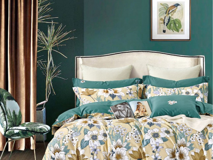 Постельное белье из сатина ASABELLA 1859-7 50х70 (2шт) и 70х70 (2шт) семейное