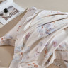 Постельное белье из египетского хлопка Premium ASABELLA Акварельные бутоны 50х70 (2шт) и 70х70 (2шт) евро