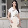 Фартук кухонный с полотенцем из велюра KARNA бежевый