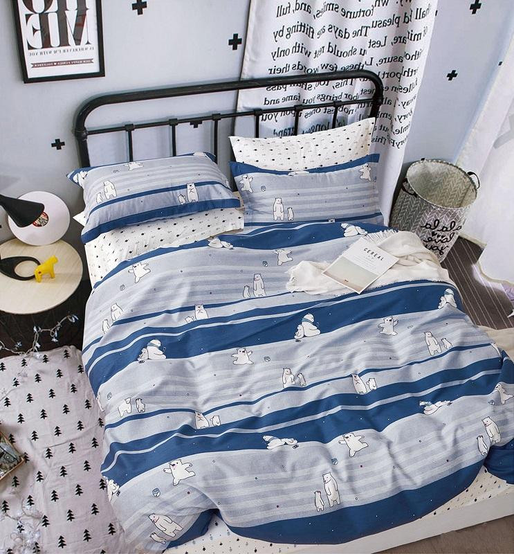 Постельное белье из сатина TANGO TS-X221 50х70 (1шт) и 70х70 (1шт) 1,5-спальное