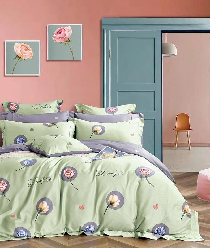 Постельное белье из сатина CRISTELLE AMANTE AM-89 евро