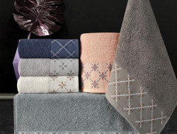 Набор полотенец махровых хлопковых KARVEN VIP COTTON H3240 MILA 50х90 (6шт)