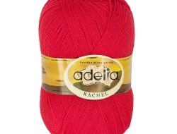 Пряжа ADELIA RACHEL №07 малиновая 90% шерсть, 10% полиэстер, 5 шт х 100 гр, 400 м +/- 15 м