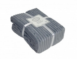 Плед из полиэстера KARVEN SUPER SOFT P942 DIAS серый 200х220