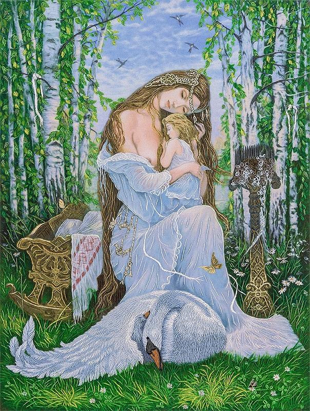 Набор для вышивания PANNA Живая картина JK-2072 ОБЕРЕГ ЛАДА 22х29