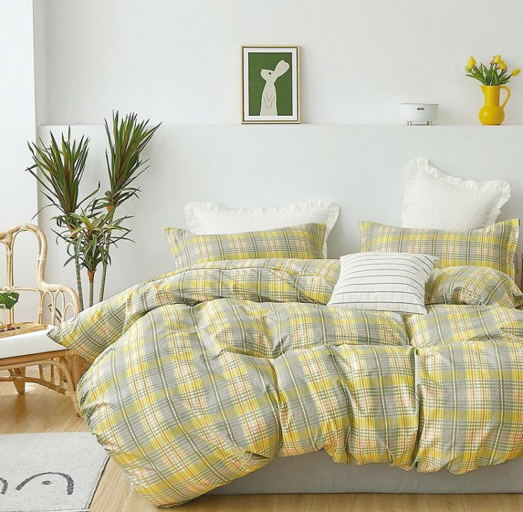 Постельное белье двухстороннее из твила TANGO TPIG-1663 50х70 (2шт), 70х70 (2шт) евро