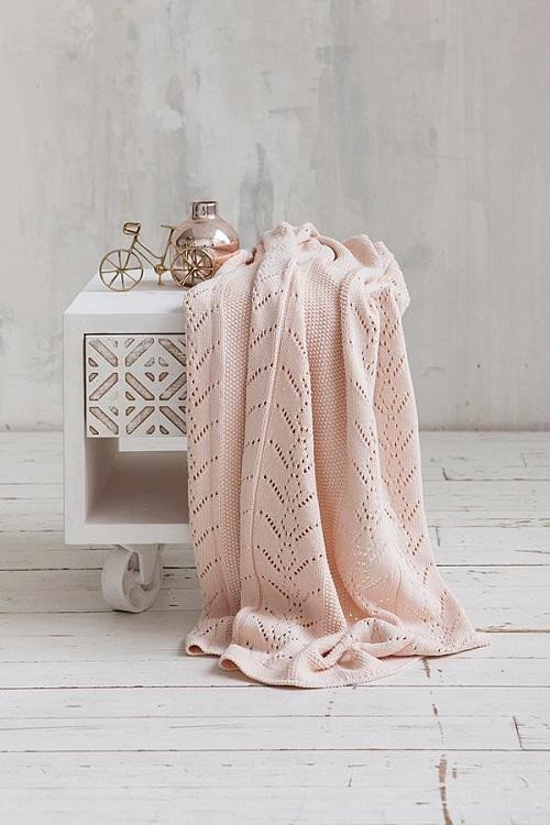 Плед детский LUXBERRY 06466 LUX 5 пудра 100х150