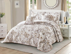 Покрывало с наволочками тонкое из полисатина TANGO LAFAYETTE MF-121 240х260