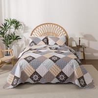 Покрывало с наволочками из полиэстера TANGO PATCHWORK PW444-100 230х250