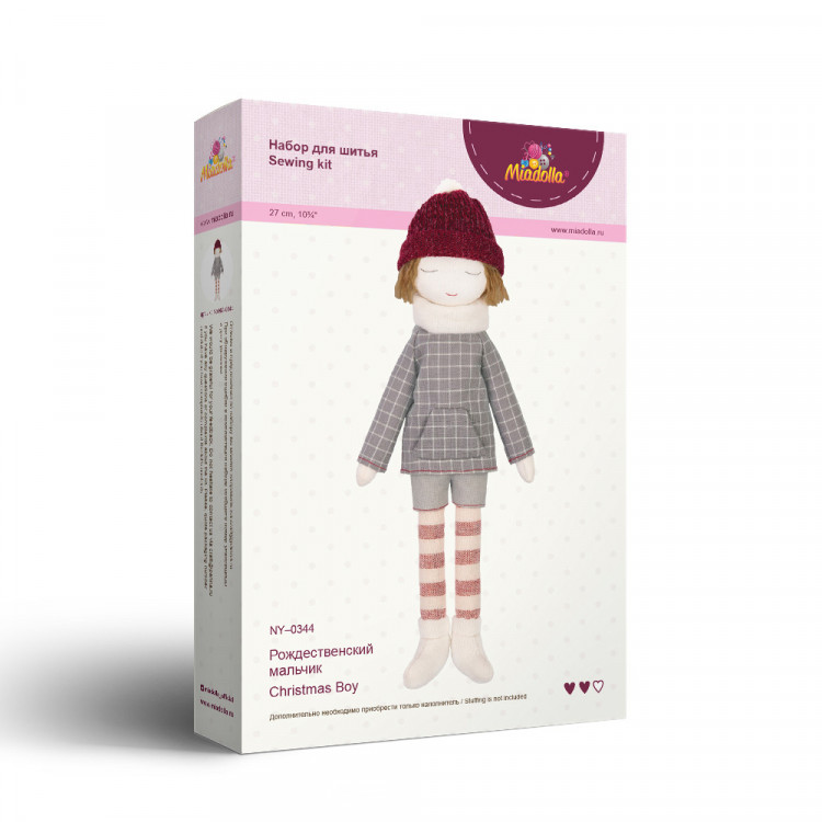 Набор для изготовления игрушки Miadolla NY-0344 Рождественский мальчик