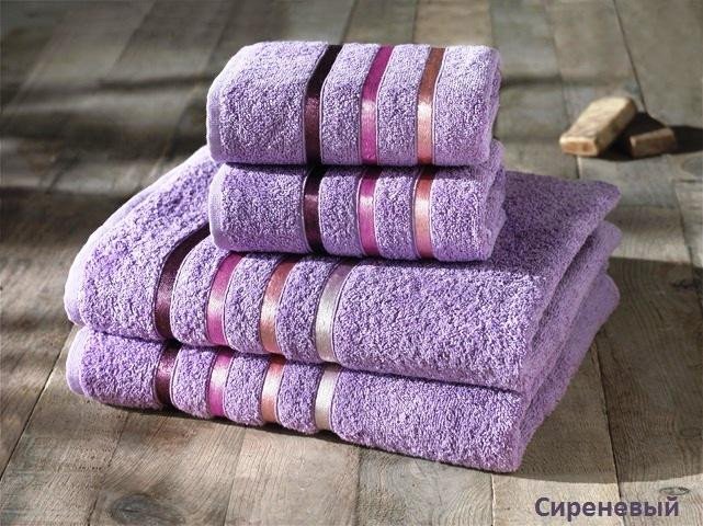 Комплект полотенец KARNA BALE сиреневый