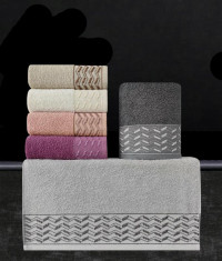 Набор кухонных полотенец махровых хлопковых KARVEN HM689 LUCA V18 30х50 (6шт)