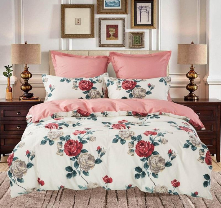 Постельное белье из печатного сатина SAILID B-202-2 2-спальное