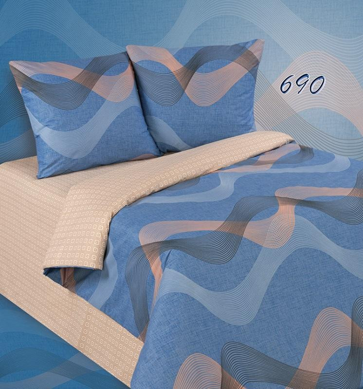 Постельное белье из поплина двухстороннее АЛЬВИТЕК ПА-690 семейное