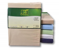 Комплект сатиновых наволочек АЛЬВИТЕК кофейная пена 50х70 (2шт)