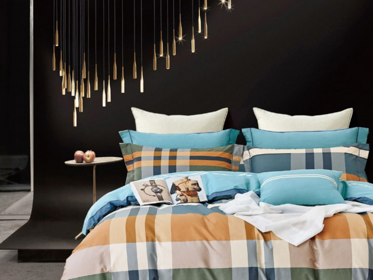 Постельное белье из сатина ASABELLA 1904-6 50х70 (2шт) и 70х70 (2шт) евро