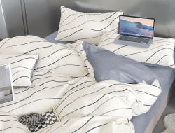 Постельное белье из твил-сатина TANGO эспиро 50х70 (1шт), 70х70 (1шт) 1,5-спальное