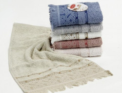 Набор кухонных полотенец махровых хлопковых KARVEN HM689 MAKROME V10 30х50 (6шт)