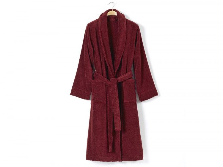 Халат из гидрокоттона CASUAL AVENUE CHICAGO red wine L