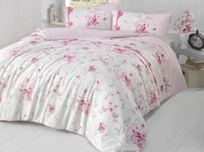 Постельное белье ALTINBASAK RANFORCE DURU сиреневое 50х70 евро