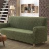 Чехол на трехместный диван KARNA MILANO зеленый