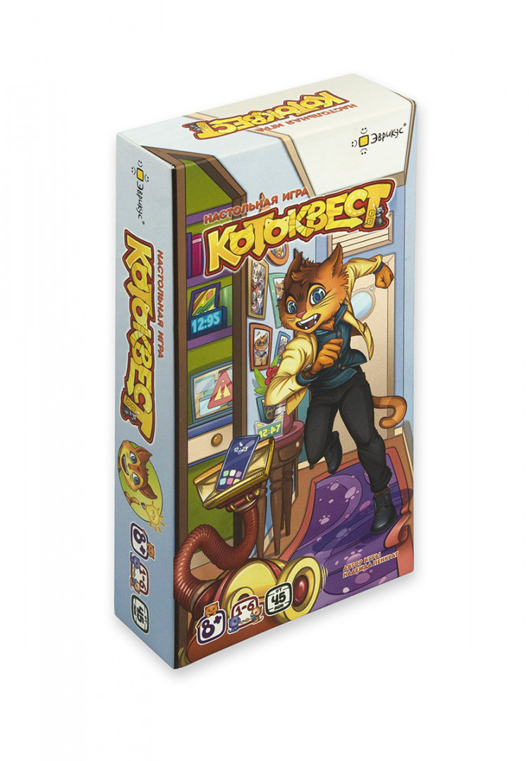 Настольная игра ЭВРИКУС Котоквест BG-12032