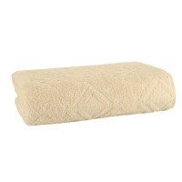 Полотенце махровое TAC JACQUARD BEIGE бежевое 50х90