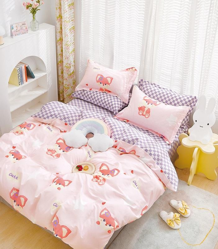 Постельное белье двухстороннее из твила TANGO TPIG-1658 50х70 (2шт), 70х70 (2шт) евро