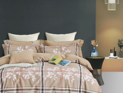 Постельное белье из сатина ASABELLA 1861-6 50х70 (2шт) и 70х70 (2шт) евро