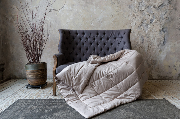 Одеяло стеганое GERMAN GRASS ALMOND WOOL GRASS 220х240 всесезонное