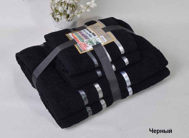 Комплект полотенец KARNA BALE черный