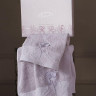 Комплект махровых полотенец с вышивкой KARNA LILYAN светлая лаванда 50х90 (1шт) и 70х140 (1шт)