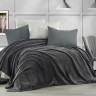 Плед из полиэстера KARVEN SUPER SOFT P942 VIGAN антрацит 200х220