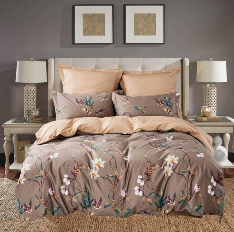 Постельное белье из печатного сатина SAILID B-200-4 семейное