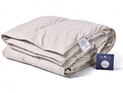 Одеяло кассетное из серого гусиного пуха BELPOL TERRA 140х205 всесезонное