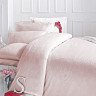 Постельное белье из хлопкового жаккарда ISSIMO MONTE розовое евро