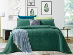 Покрывало с наволочкой тонкое жаккардовое TANGO EM-07 180х220