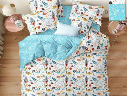 Постельное белье для малышей из поплина АЛЬВИТЕК ПДA-10-001 КОСМИК