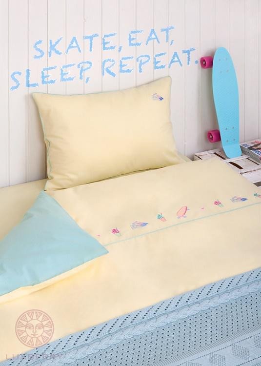 Детское постельное белье LUXBERRY SKATEGIRLS 150х210