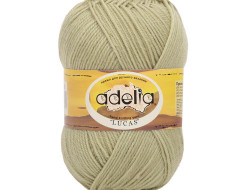 Пряжа ADELIA LUCAS №28 бледно-зеленая 70% шерсть, 30% акрил, 5 шт х 100 гр, 218 м +/- 10 м
