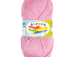 Пряжа ALPINA TOMMY №012 светло-розовая 100% микнес 10 шт х 50 гр, 130 м +/- 10 м